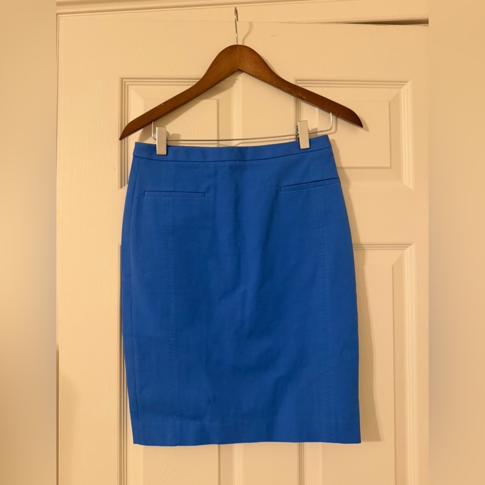 Banana Republic Vibrant Blue Pencil Skirt
